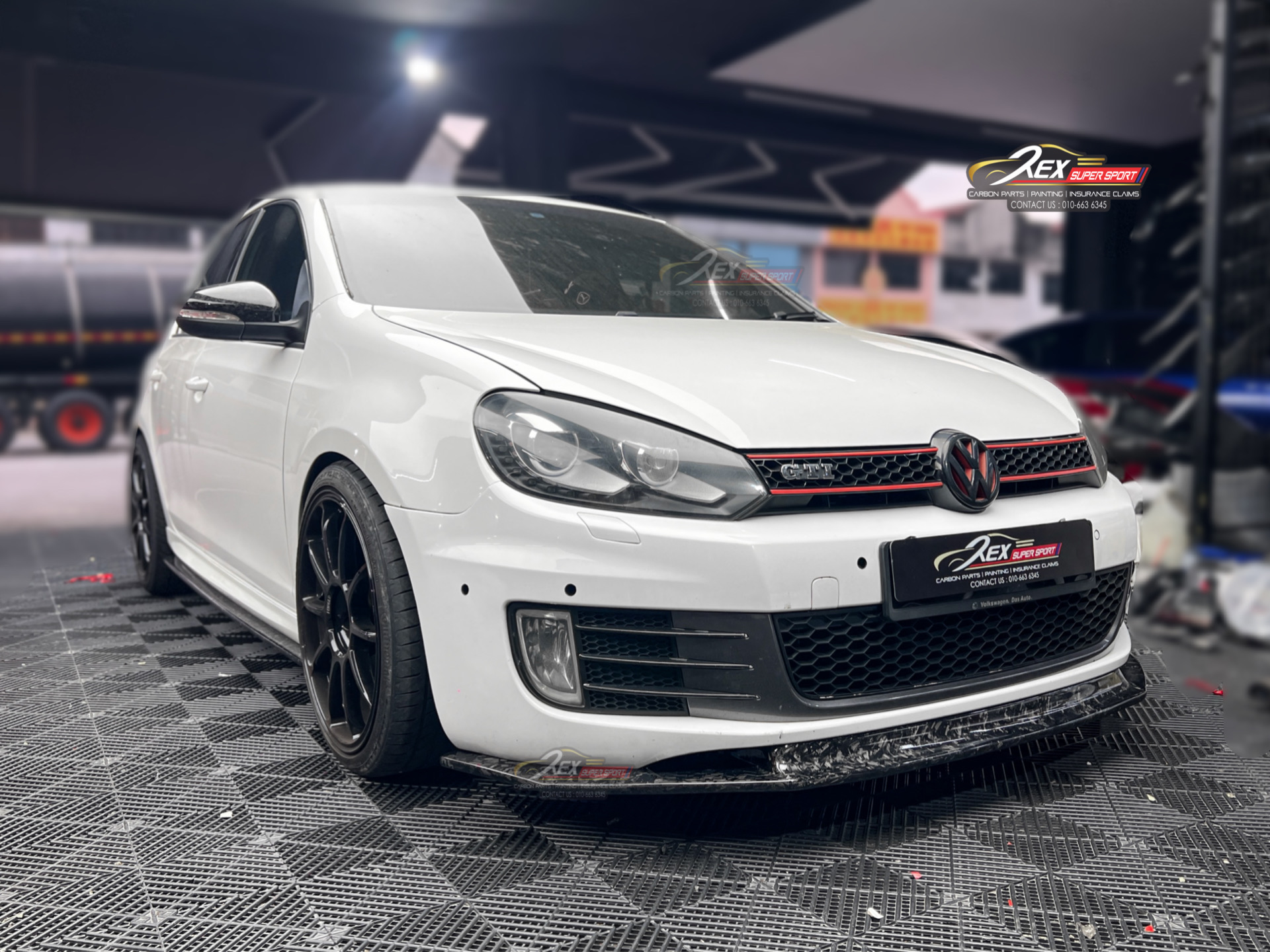 Golf MK6 GTI Front Lip Nue Forged Rexsupersport Specializes In Providing Carbon Fibre Parts and Accessories